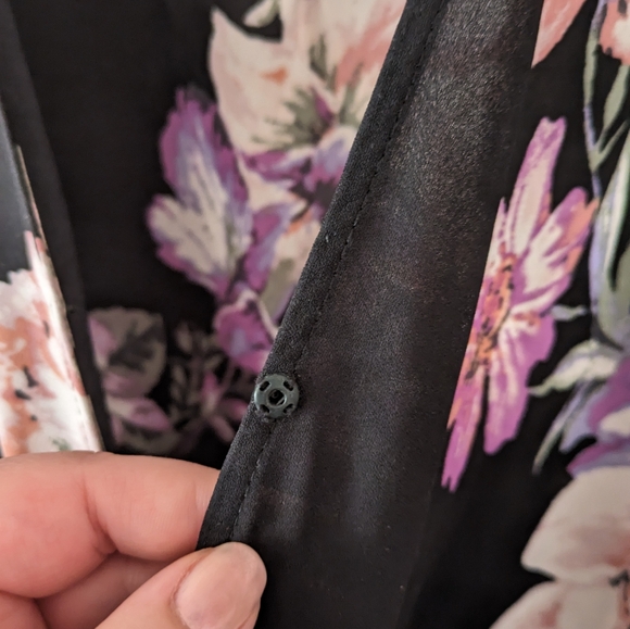 Forever 21+ (Size 3x) Romper/Bathing Suit Cover Floral - Picture 4 of 7